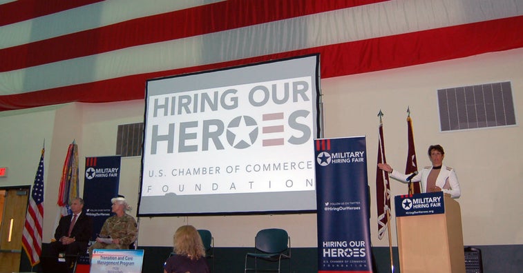 For military veterans, finding a job is one thing — staying in it is another