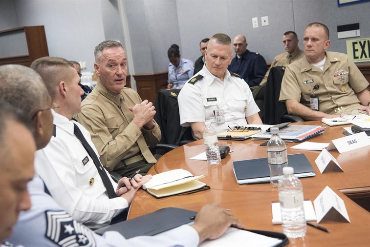 Dunford: speed of military decision-making must exceed speed of war