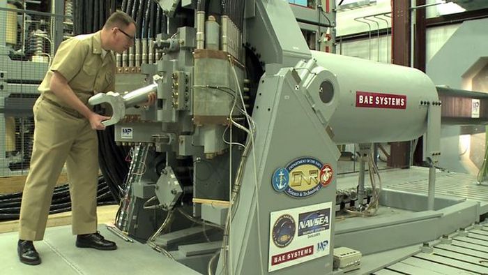 Navy to fire electro-magnetic rail gun at sea