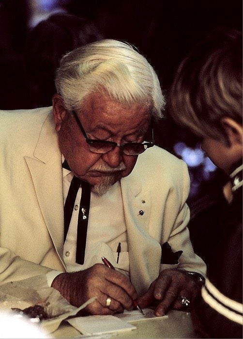 colonel sanders businesses using military ranks
