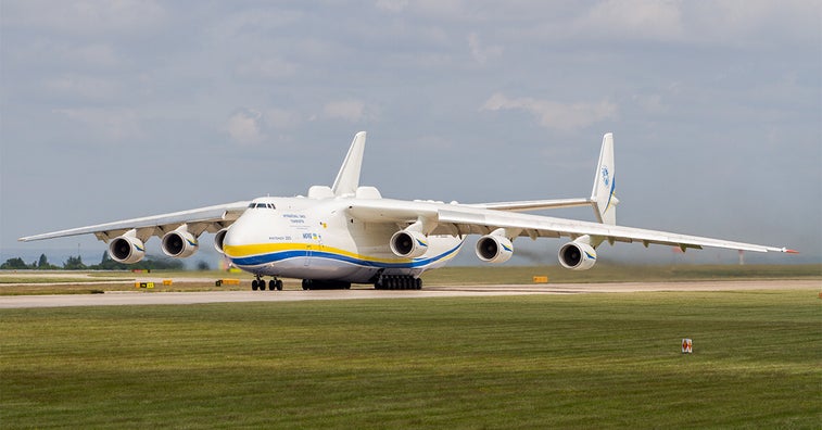 Russia’s biggest transport plane hauled the Soviet space shuttle
