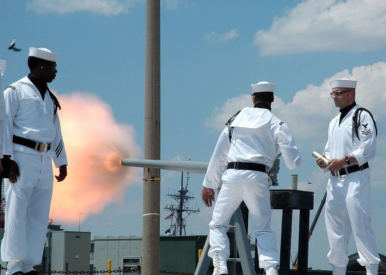 The fascinating story behind the military’s use of the 21-gun salute