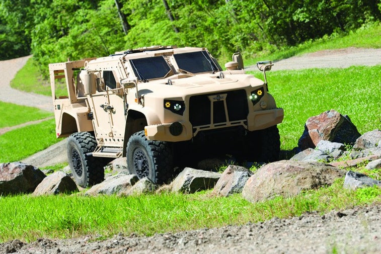 Army JLTV armed with lethal 30mm cannon