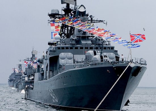 Russia just threw an epic birthday party for its navy