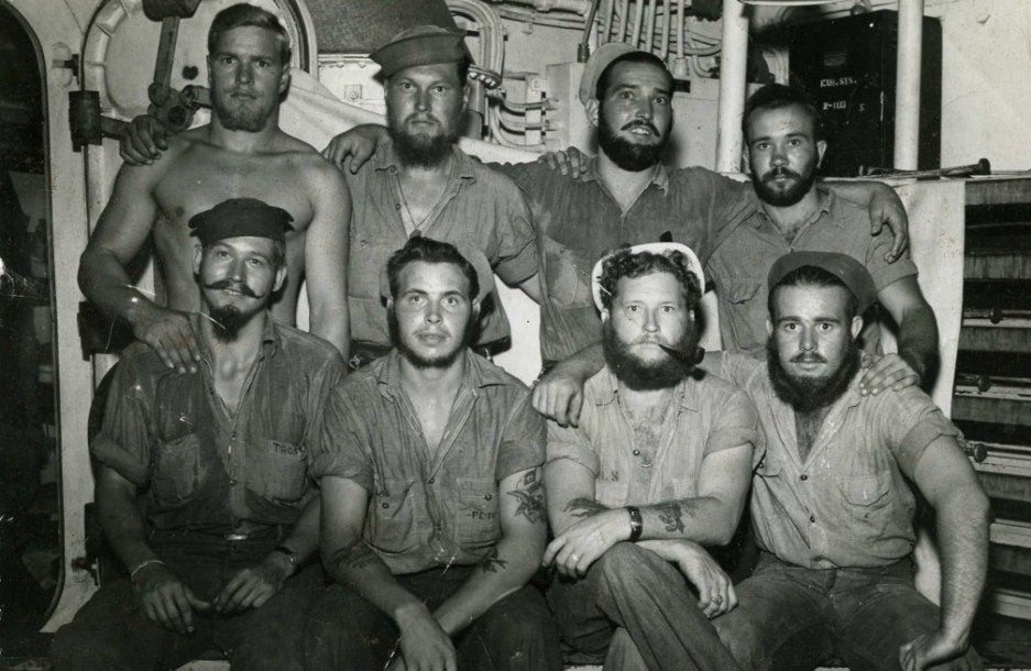 sailors beard in the military