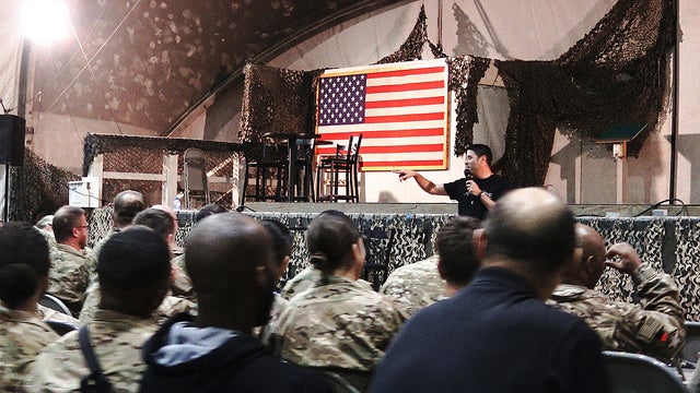 This is what ‘Battle Comics’ think about when performing for troops in war zones