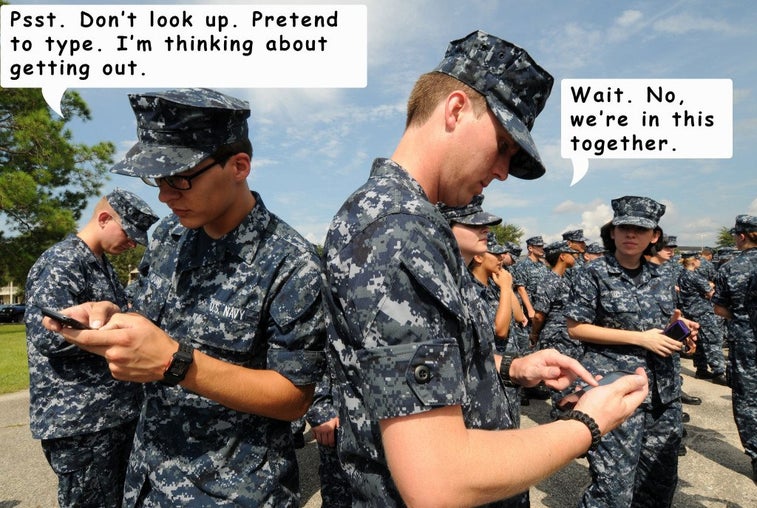 The 11 stages of leaving the Navy