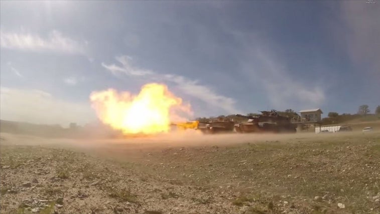This First-Person Video Shows What Tankers See While Blowing Targets Away