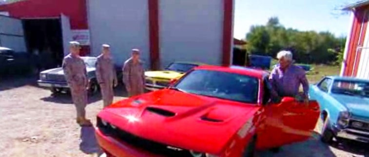 Watch Jay Leno give a wounded soldier a brand new car