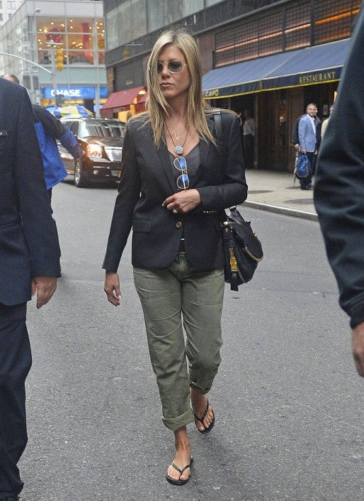 9 Military Uniform Items That Jennifer Aniston Made Into Fashion Staples