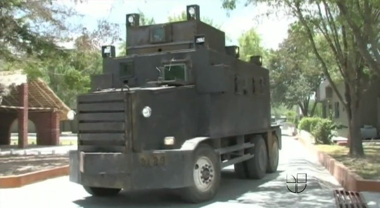 7 Incredible Narco Tanks Built By Mexican Cartels