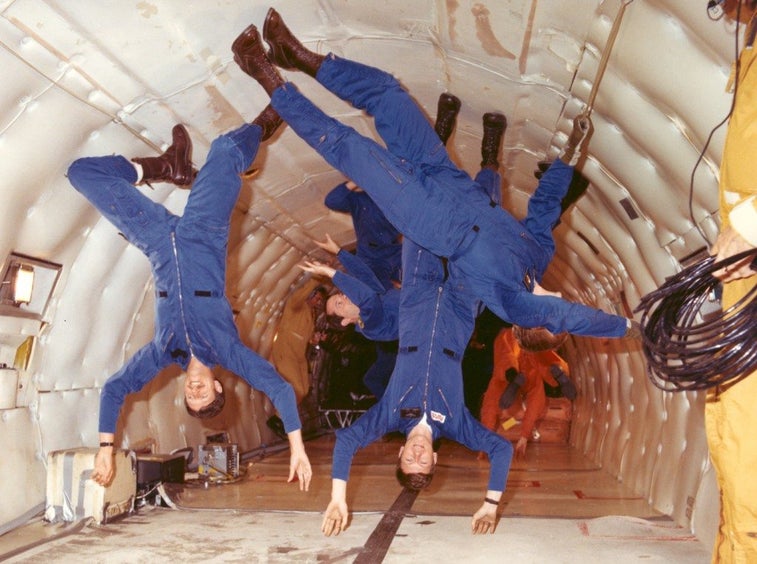 This is what it’s like to feel zero G aboard NASA’s ‘Vomit Comet’