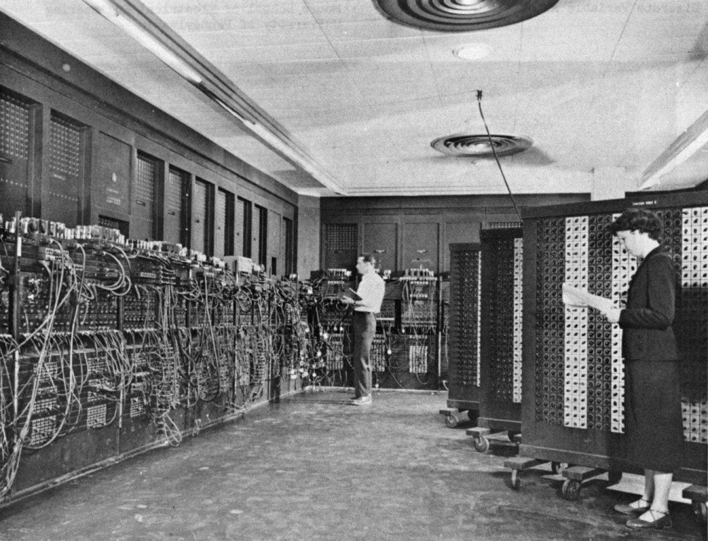 Old computers, which originated in the military
