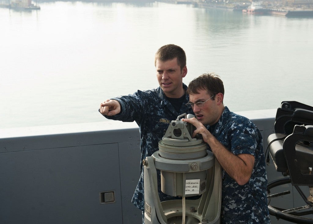 Sailor directing another sailor navy productivity hacks