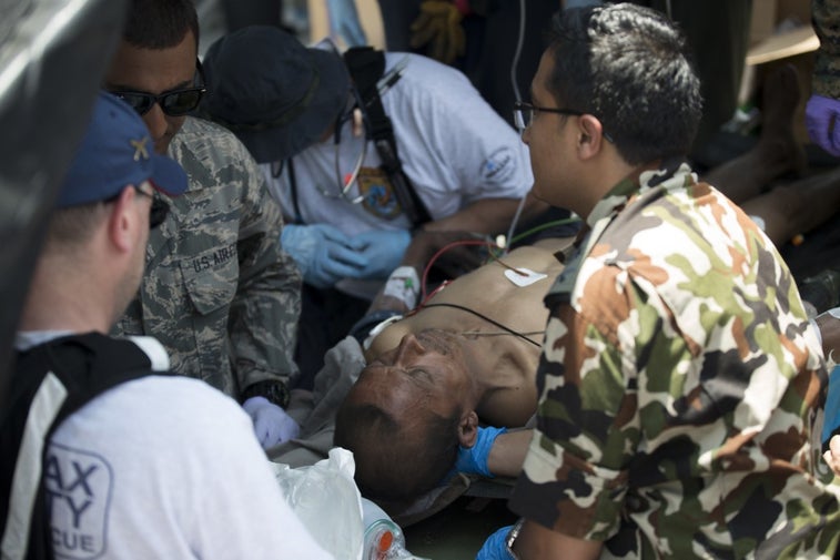 Nepal was hit by a huge aftershock — these photos show the US military response