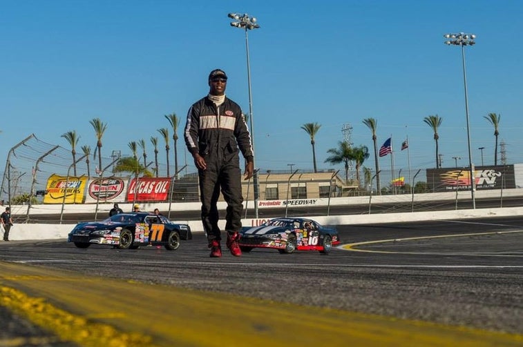 Navy officer feels the need for NASCAR speed