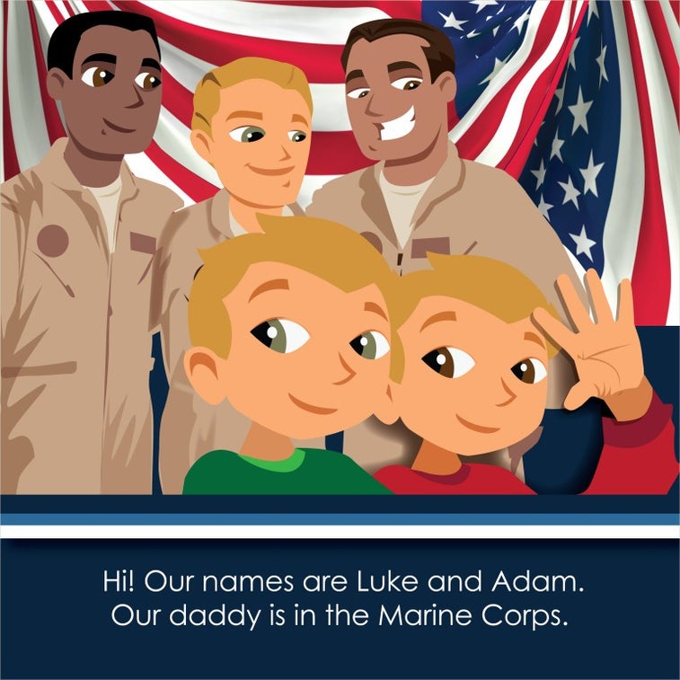 This company helps military children cope when their parents deploy