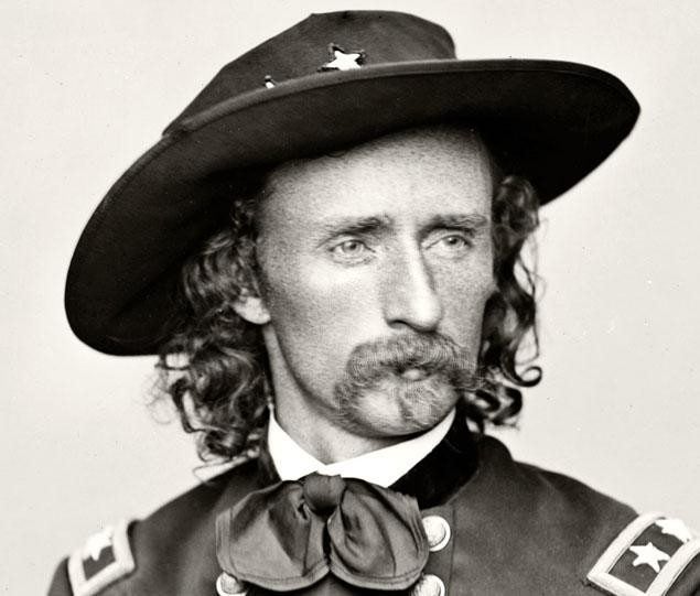 George Custer, who had weird habits for hair care