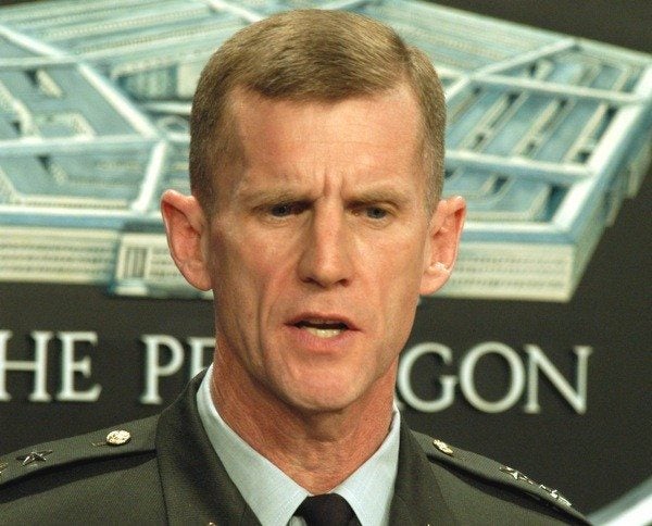 Stan McChrystal, who has weird habits of rarely eating