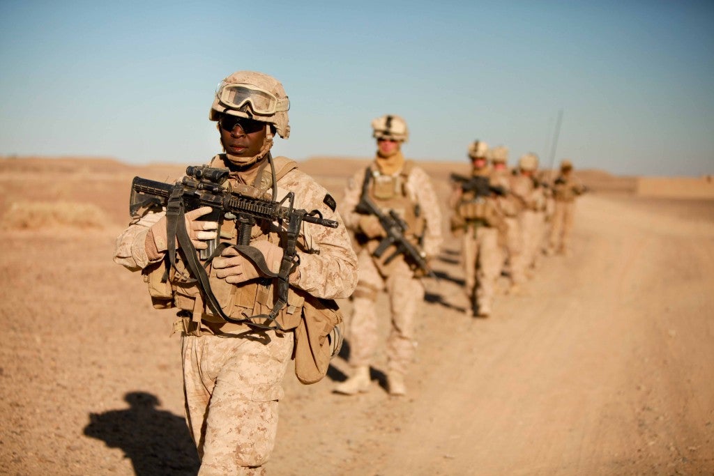Here’s what a Navy corpsman does when a Marine is hit