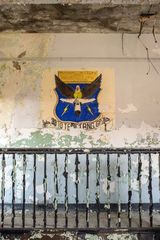 8 haunting photos from an abandoned Air Force Base