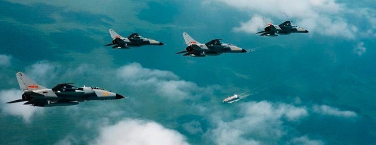 China just released impressive images of its air force in action