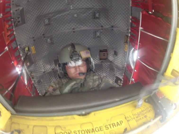 A first-hand look at how Army National Guard helicopter crews fight massive forest fires