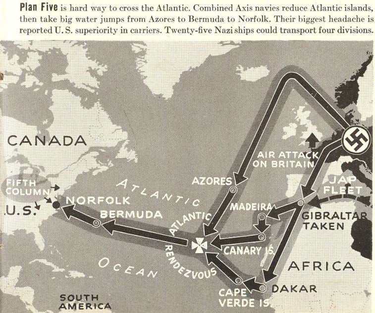 The Nazi’s (implausible) plan to invade the American mainland