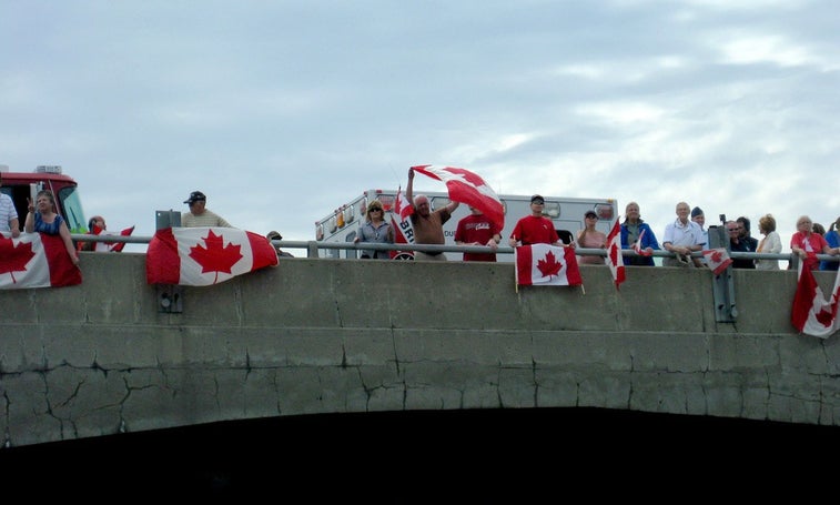 Canadians honor their fallen troops by lining the ‘Highway of Heroes’