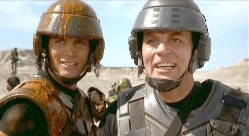 starship troopers actors in military films