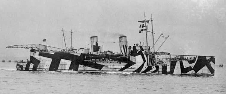 The story behind dazzle ships, the Navy’s wildest-ever paint job