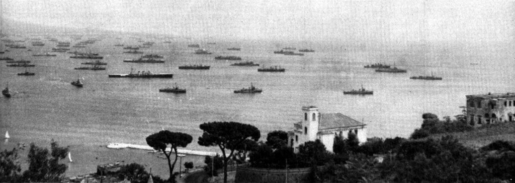  The invasion fleet off the coast of Southern France. Photo: US Navy