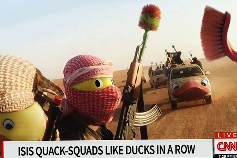 Allahu Quackbar: The internet is trolling ISIS by photoshopping them as rubber ducks