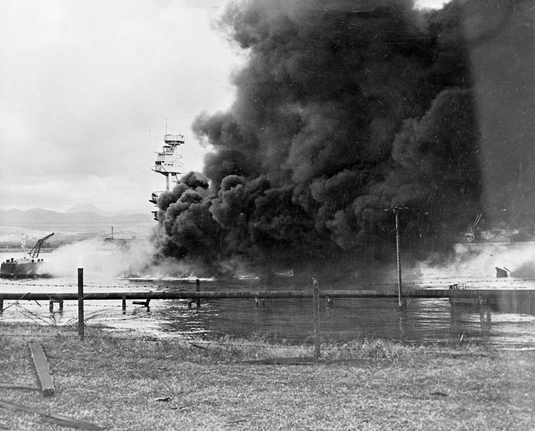 Unforgettable photos from the Japanese attack on Pearl Harbor