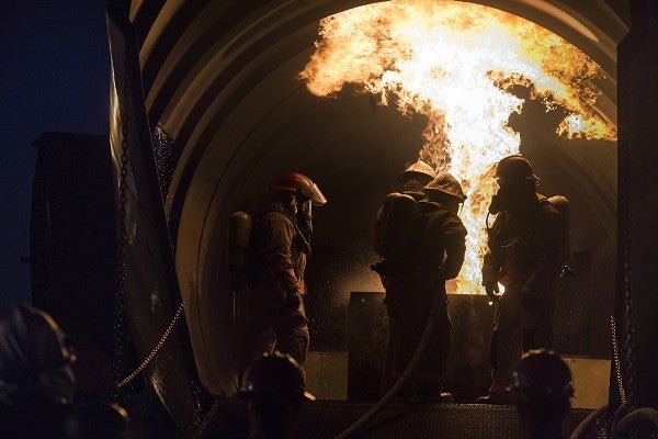 Inside the Department of Defense’s Fire School