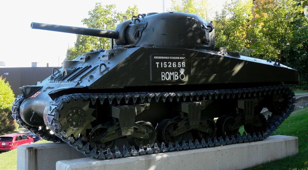 Just one Canadian tank made it to VE Day