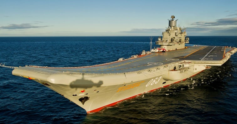 Russia’s only aircraft carrier is a floating hell for the crew