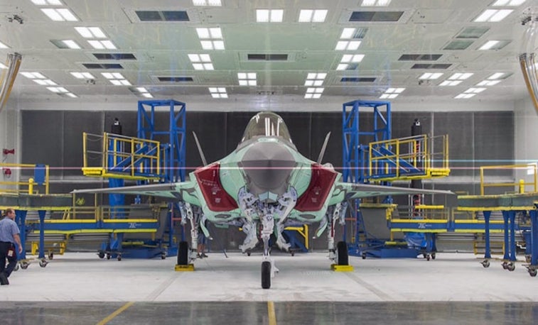 It takes three robots three days to make the F-35 invisible