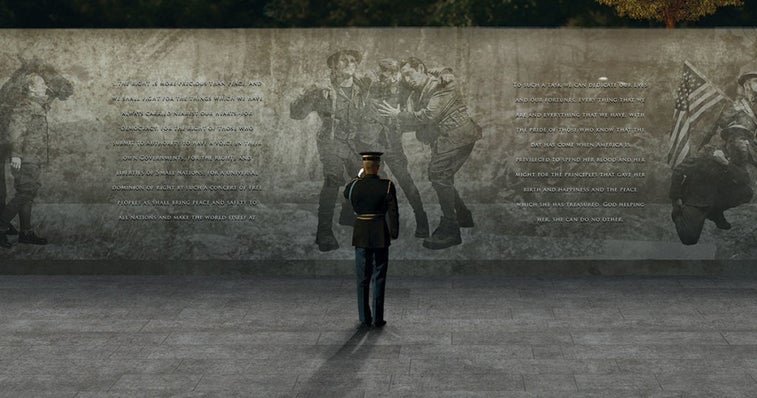 Here’s a sneak peek at the new World War I Memorial going up in DC