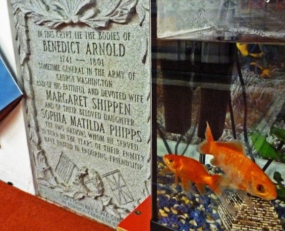 Benedict Arnold’s crypt is now a kindergarten classroom