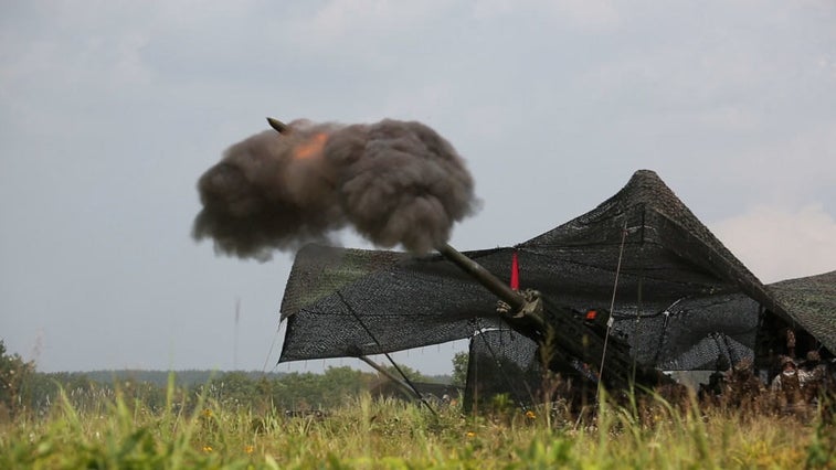 These 17 photos show why artillery is king of the battlefield