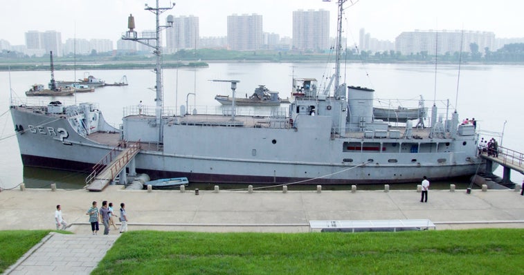 The USS Pueblo is now the main attraction at North Korea’s Victorious Fatherland Liberation War Museum