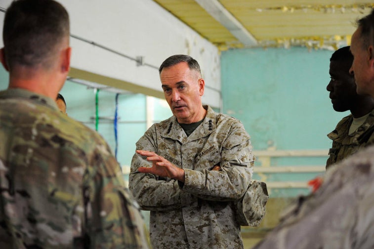 The chair of the joint chiefs of staff reveals biggest lesson he’s learned in the fight against ISIS