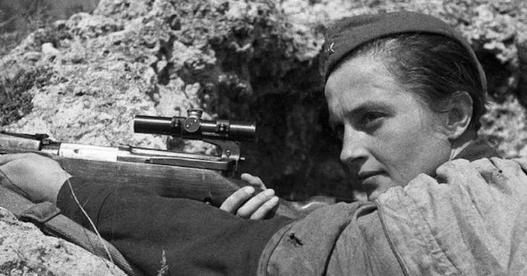 This Soviet sniper dropped out of school so she could kick Nazi butt