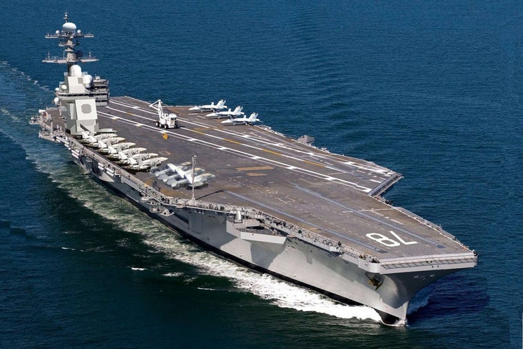 Navy’s new USS Ford carrier likely to deploy to Middle East or Pacific in 2020s