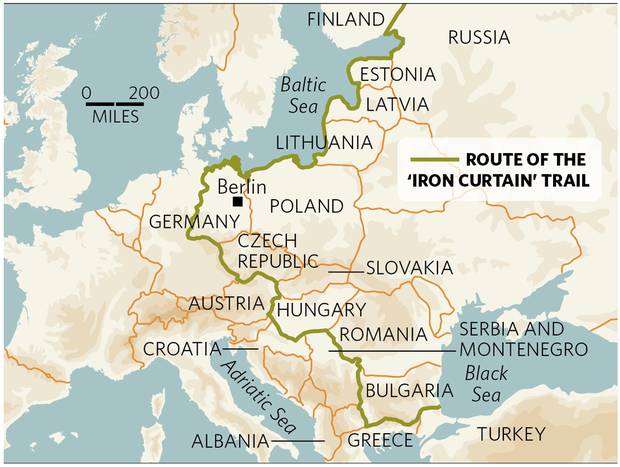 Here’s how the Iron Curtain turned into the Garden of Eden