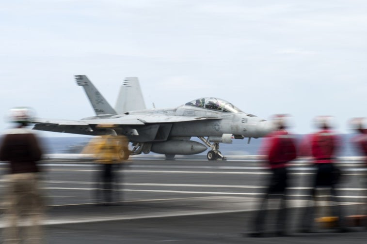 A Navy carrier just broke the record for dropping bombs on ISIS
