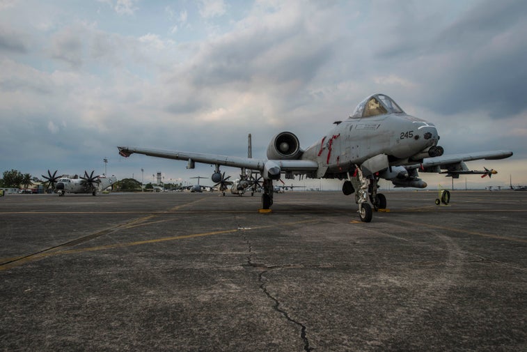 A-10s staring down China while sending a message to critics back home