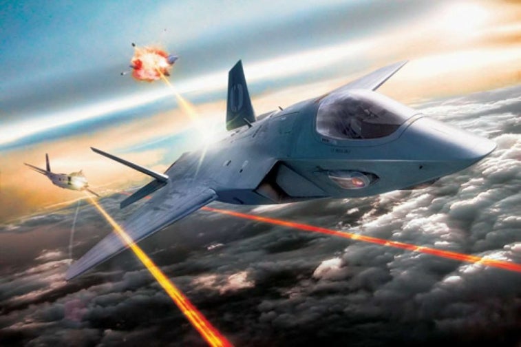 Air Force fighters & drones will fire laser weapons by the 2020s