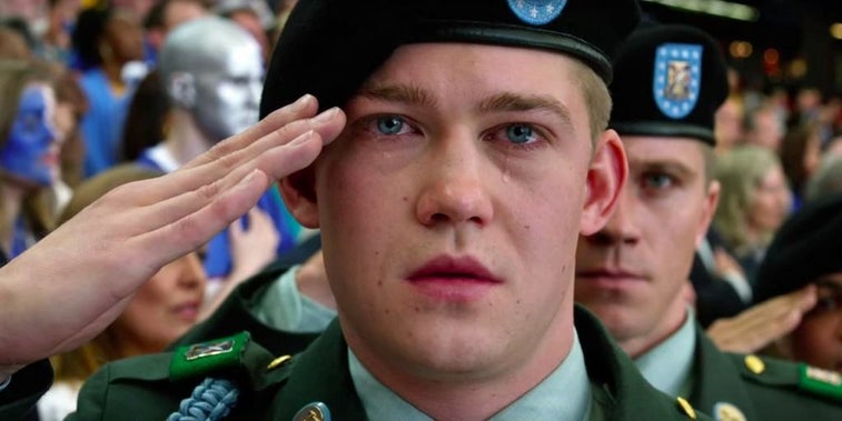 This movie about an Iraq War troop based on an acclaimed book is a surefire Oscar contender